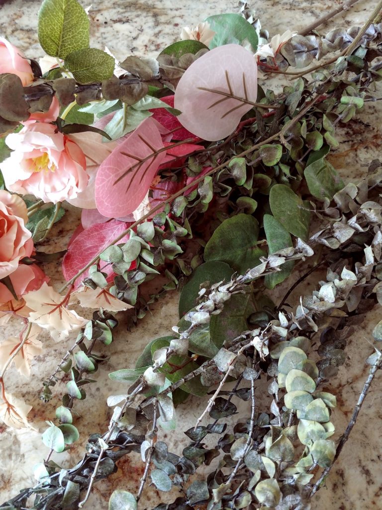 A piece of greenery on table