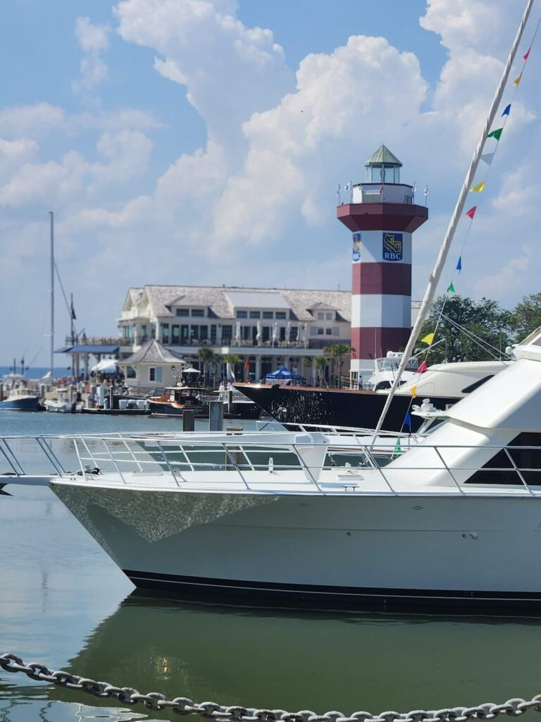 view of the lighthouse in sea pines hilton head south carolina